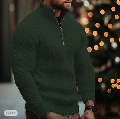 Lion | Fashionable zippered sweater for men