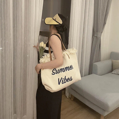 Rannia™ | Summer Vibes Beach Bag