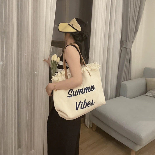 Rannia™ | Summer Vibes Beach Bag