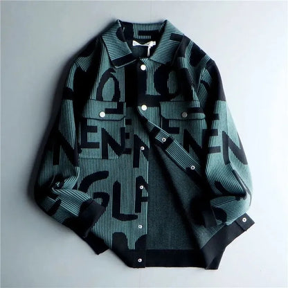 Azurè™ Vintage Knitted Coat