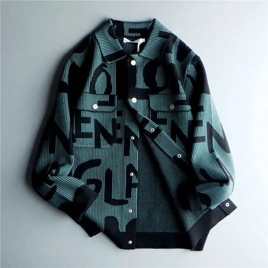 Azurè™ Vintage Knitted Coat