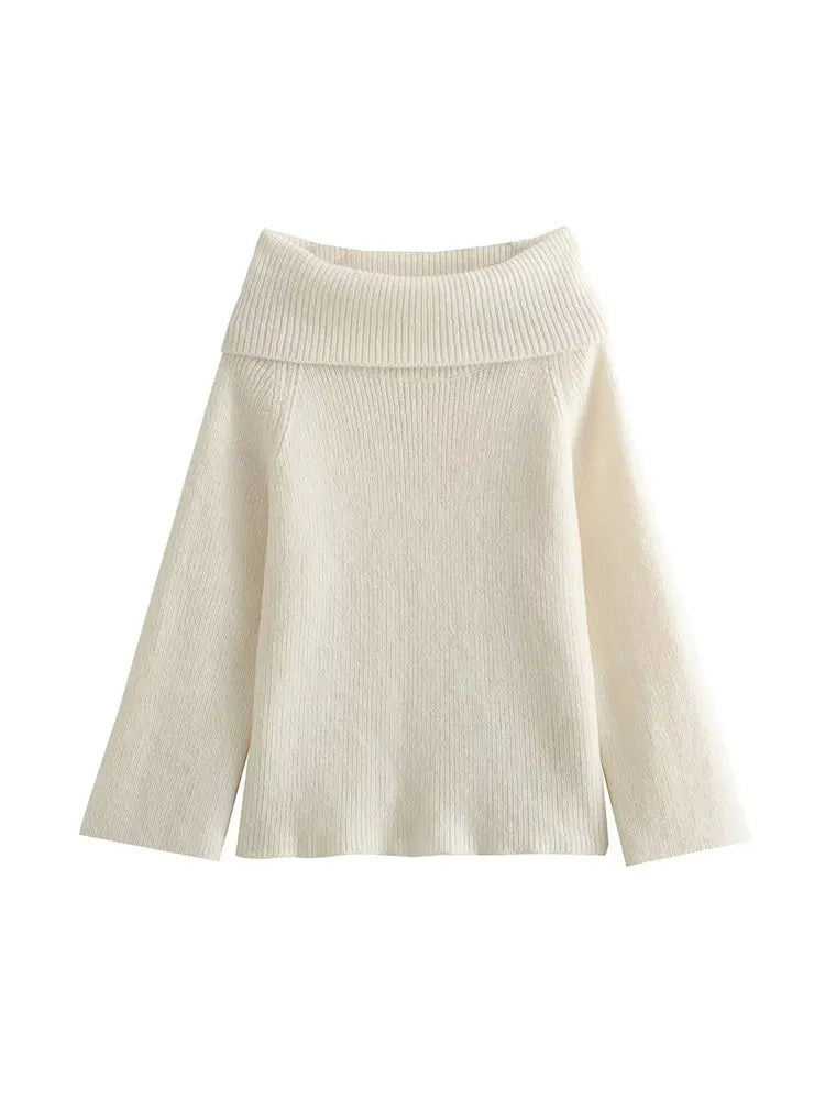Onni | Fashionable strapless off-the-shoulder sweater for women
