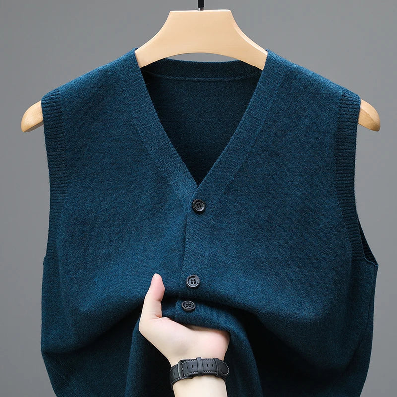 Onni | Casual knitted sleeveless sweater