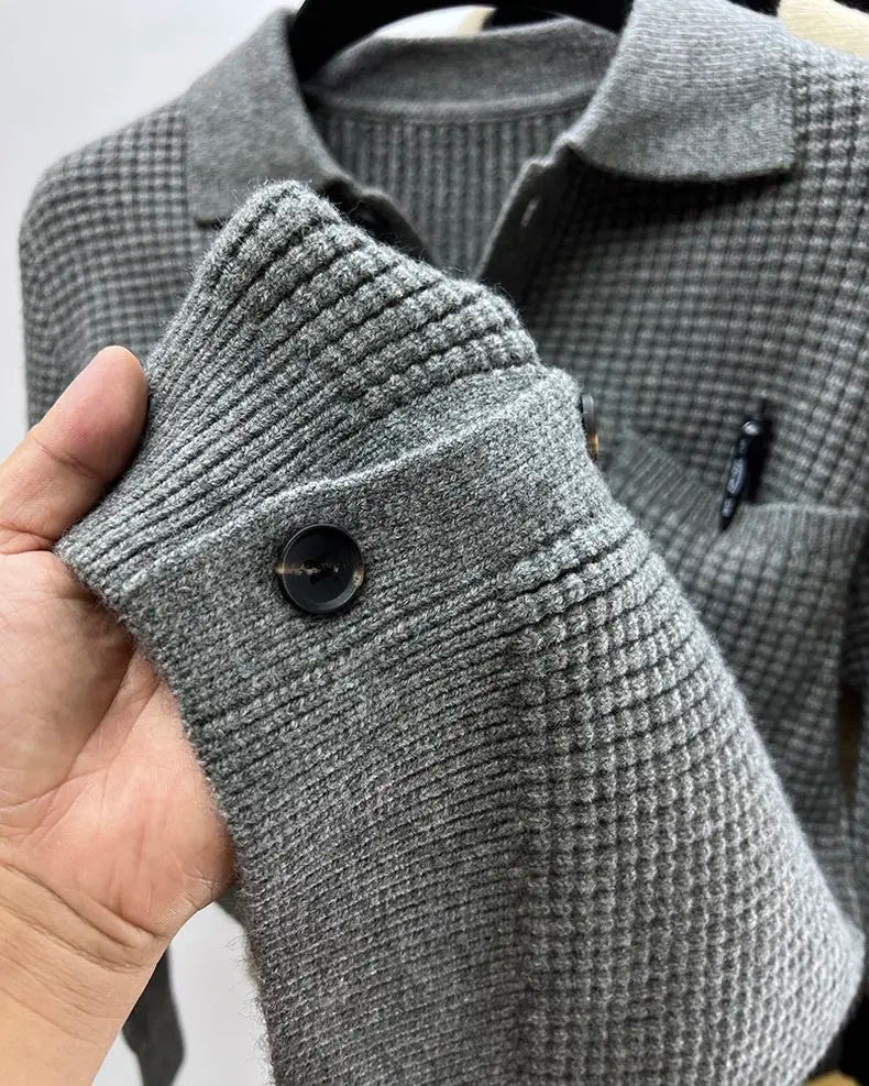Brielle | Trendy high-end knitted cardigan for men