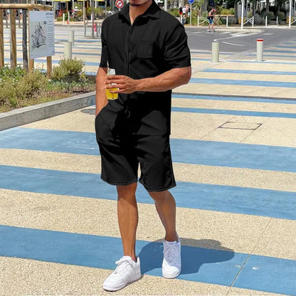 Kejo | Men's Summer Clothing Casual Vest Shorts Sports Men Sets Luxury Shirt for Men