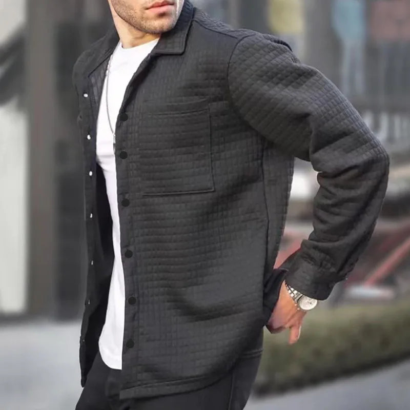 Bai | Waffle Pattern Shirt