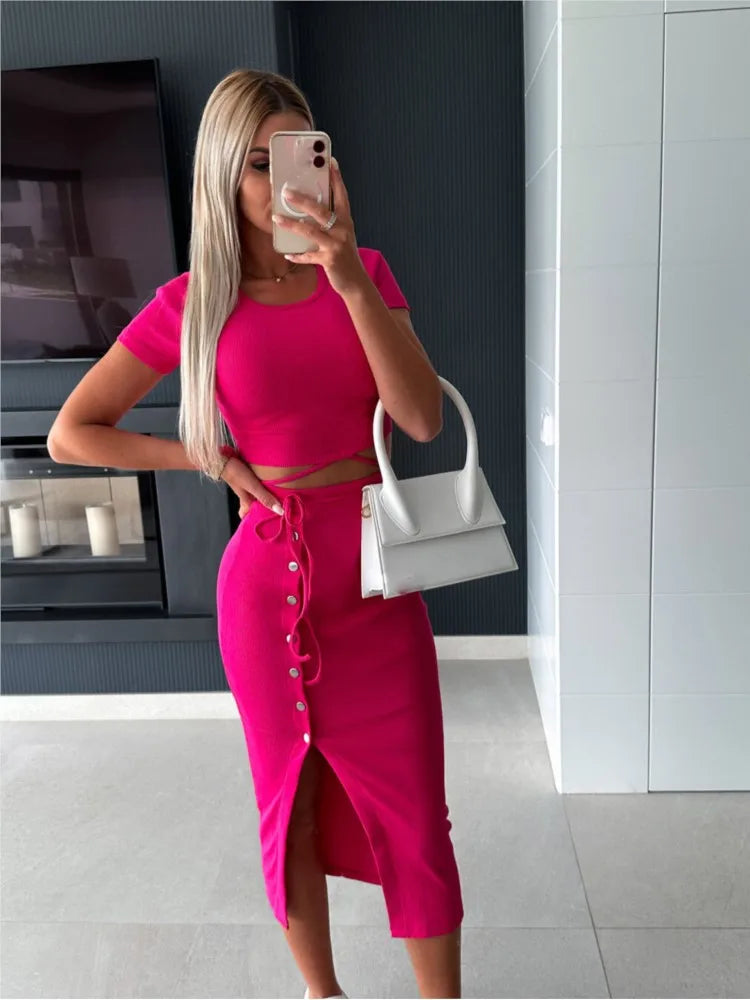 Emma | Timeless 2-piece set with skirt