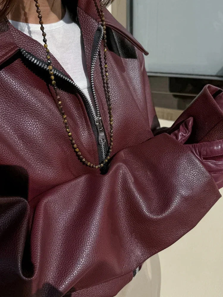 Onni | Classic Eco Leather Jacket
