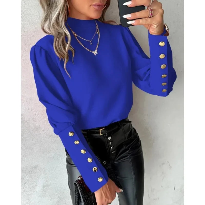 Onni | Elegant crew neck shirt for women