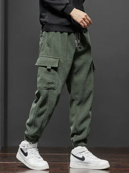 Callum | Men's casual elastic waist trousers