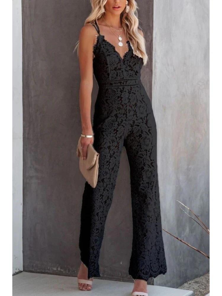 Bella | Women's jumpsuit with V-neck