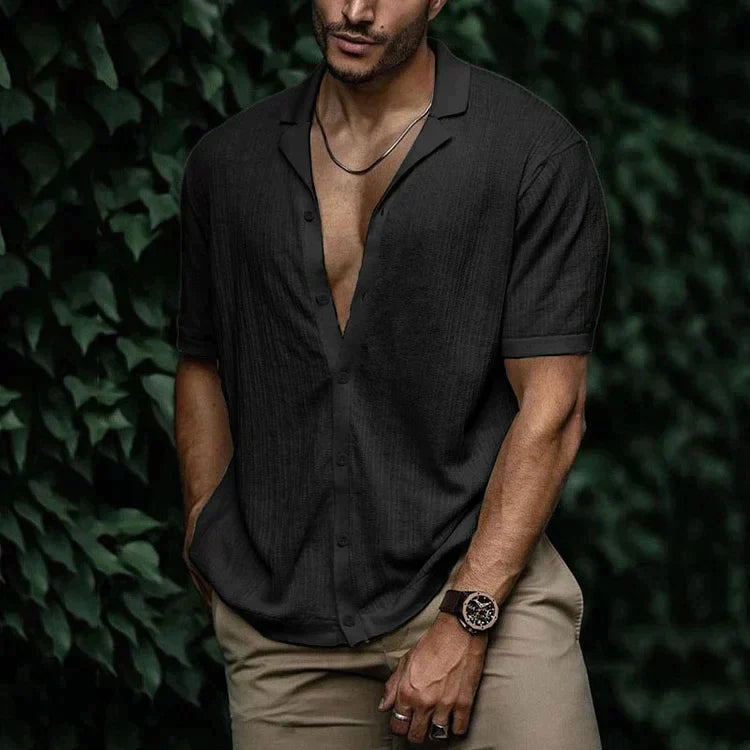 Omar | Knitted Summer Shirt 