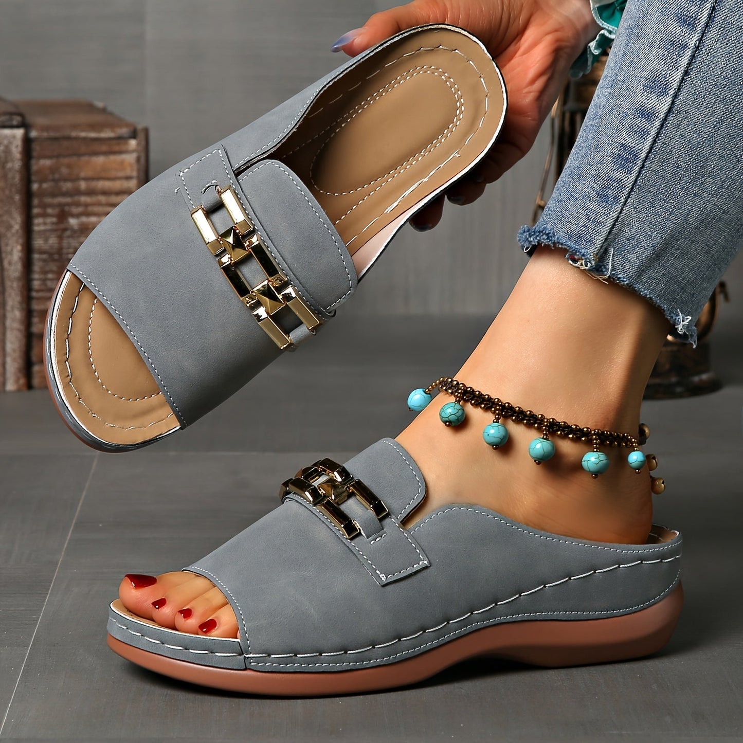Elivora - Orthopedic Summer Sandal with Support Heel