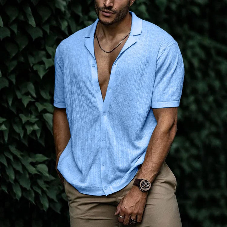 Omar | Knitted Summer Shirt 