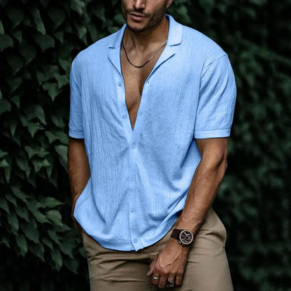 Omar | Knitted Summer Shirt 