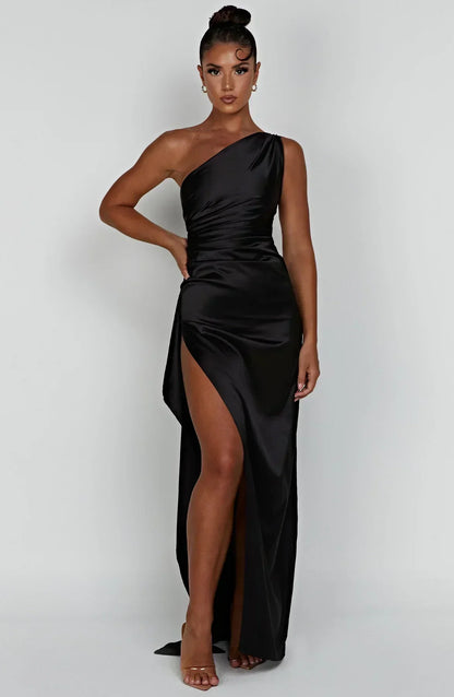 Nabila | Elegant one-shoulder dress for women