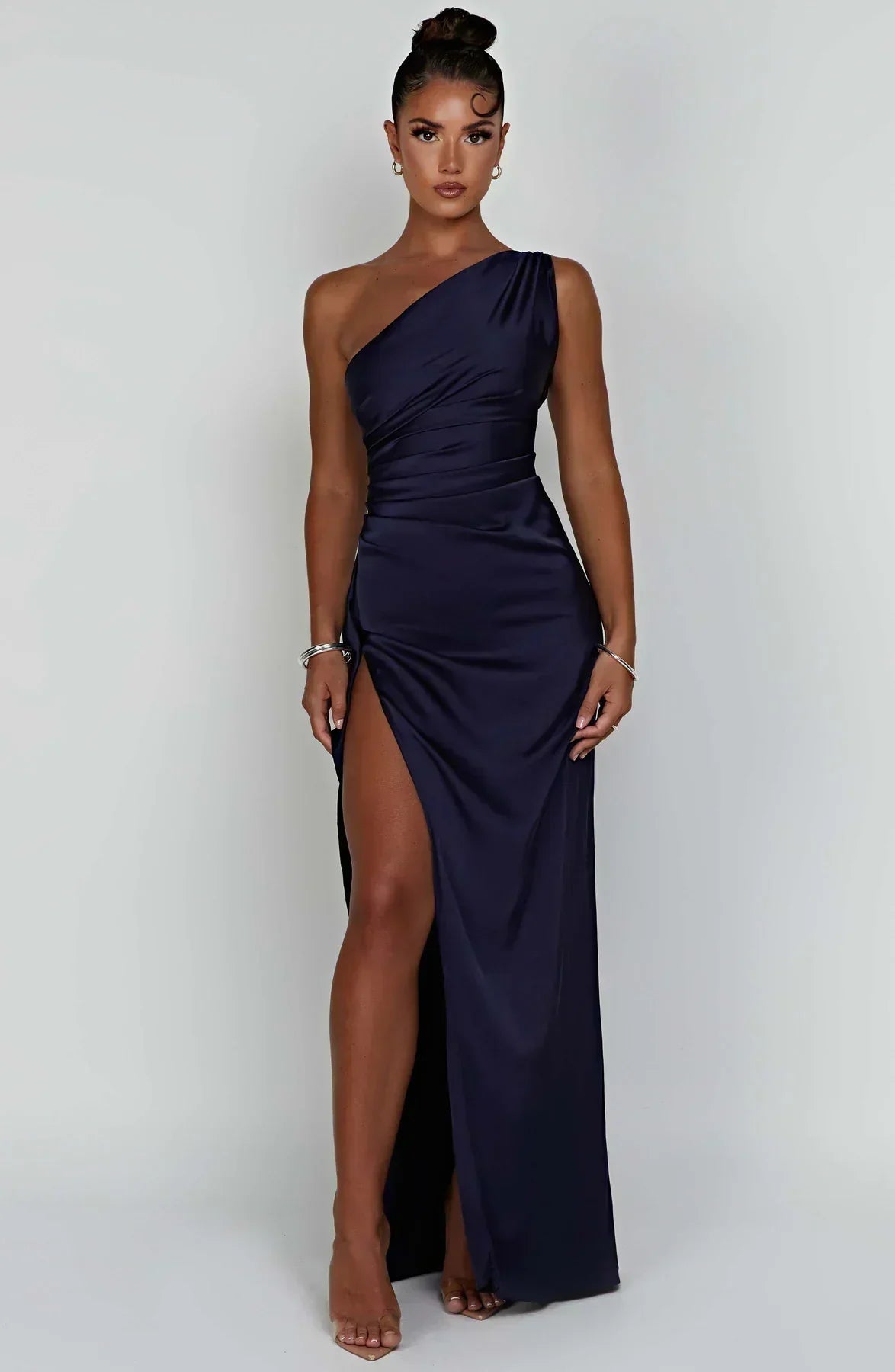Nabila | Elegant one-shoulder dress for women