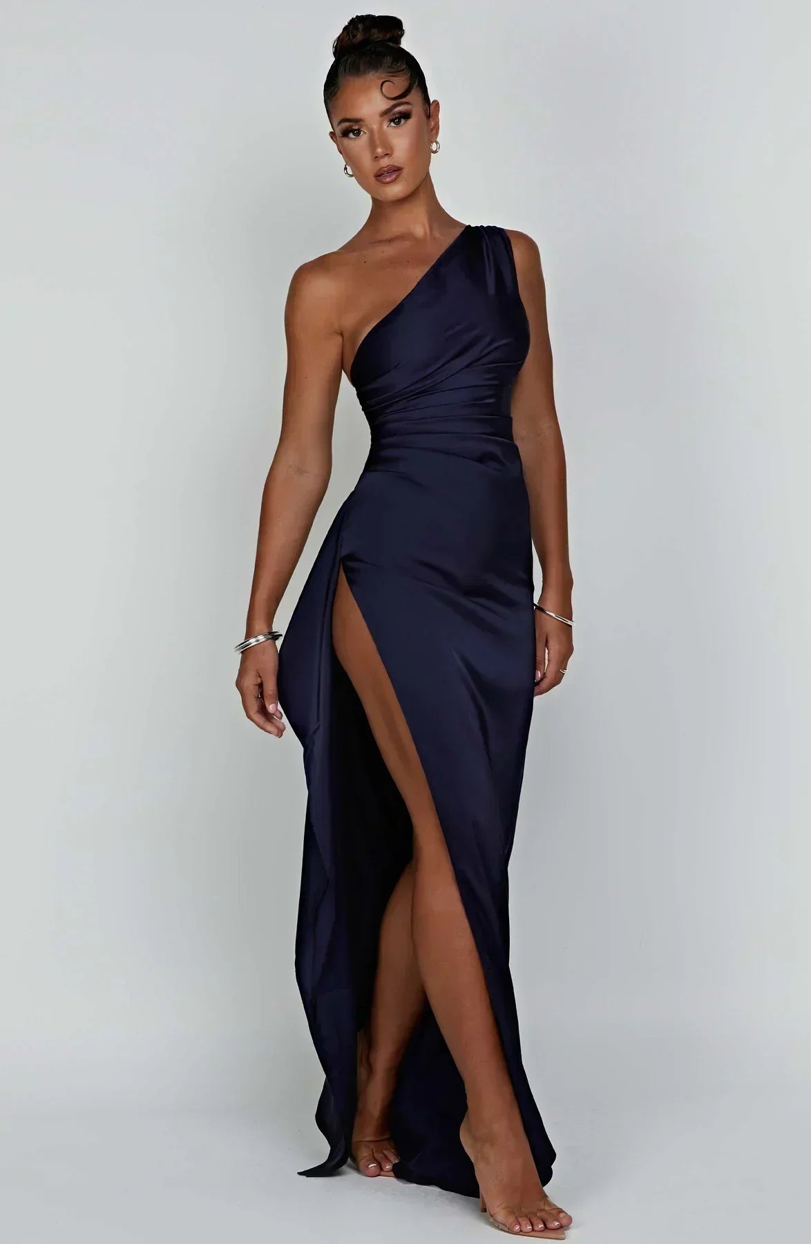 Nabila | Elegant one-shoulder dress for women