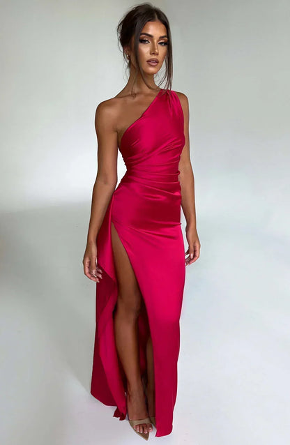 Nabila | Elegant one-shoulder dress for women