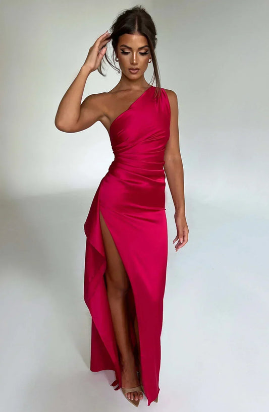 Nabila | Elegant one-shoulder dress for women