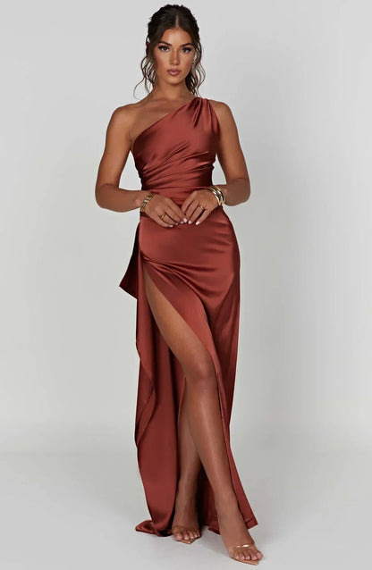 Nabila | Elegant one-shoulder dress for women