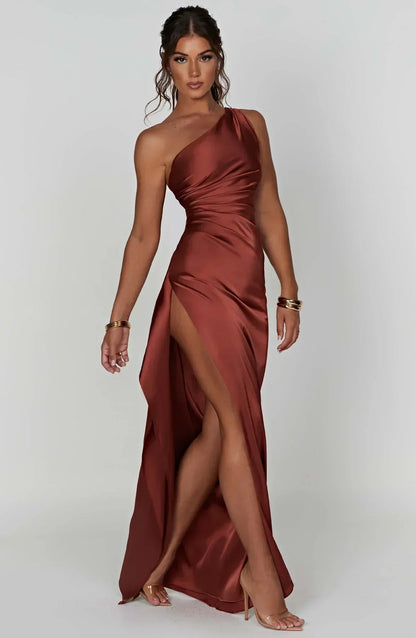 Nabila | Elegant one-shoulder dress for women