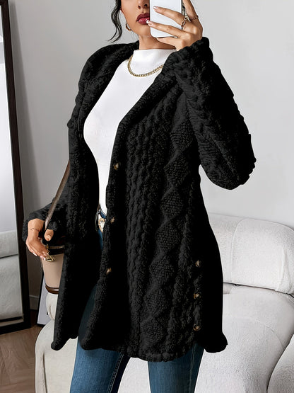 Flufféa™ Button Cozy Coat
