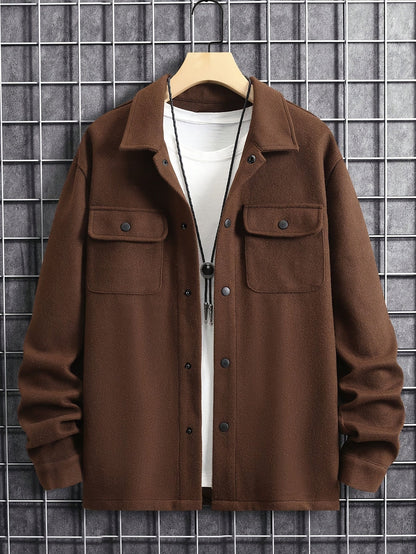 Joris™ Casual Polyester Shirt Jacket