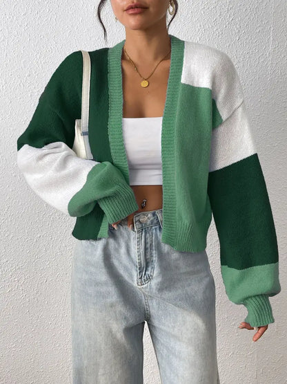Casual Checked Cardigan | Alina