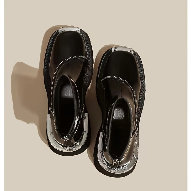 Ava - Luxury Mid Heel Ankle Boots
