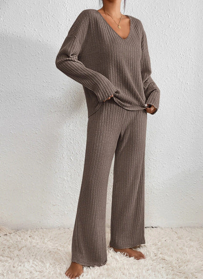 Romy | Comfortable ribbed set