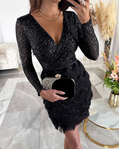 Alessia™ - Fringe Cocktail Dress
