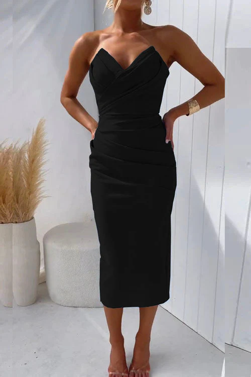 LUNA | Strapless dress for women