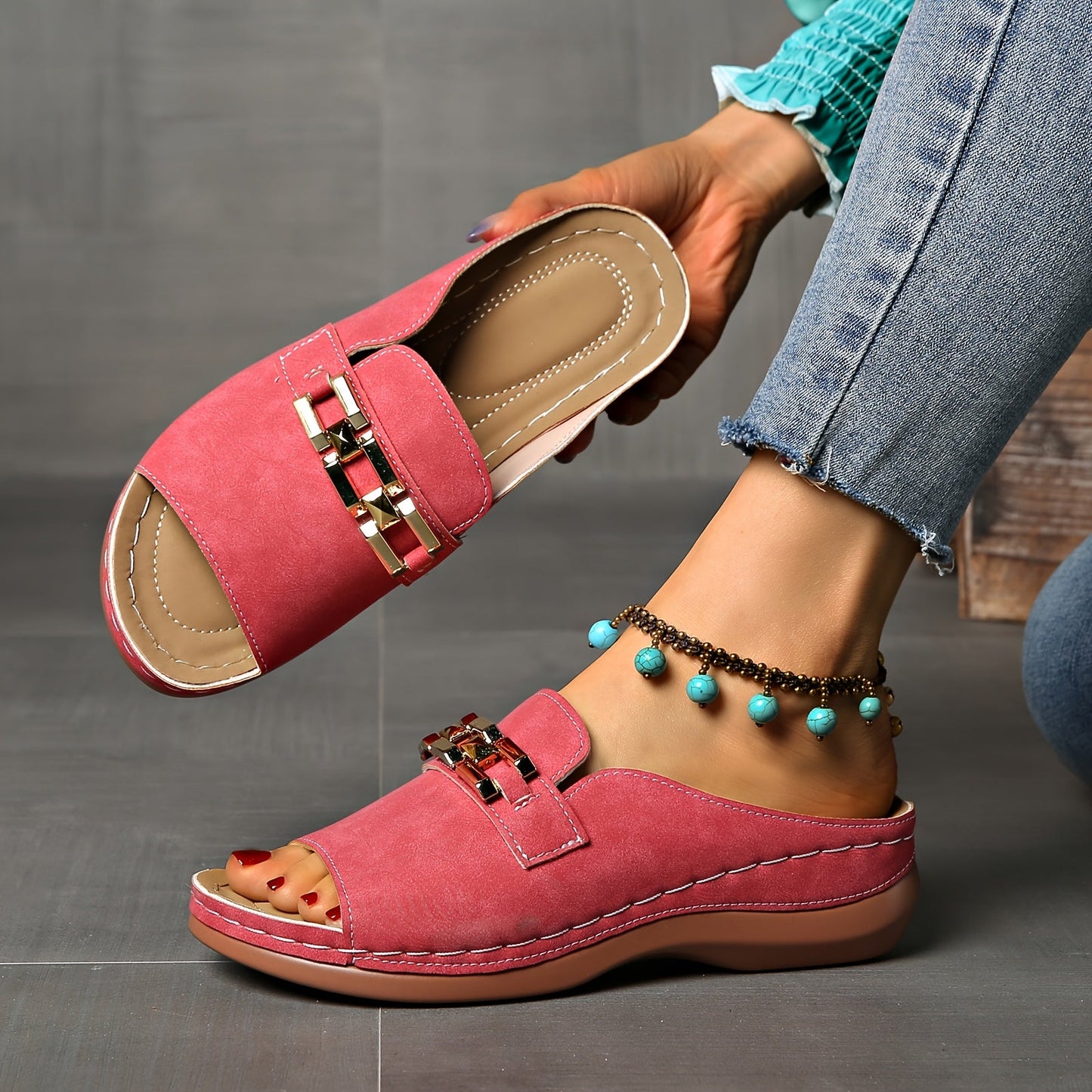 Elivora - Orthopedic Summer Sandal with Support Heel
