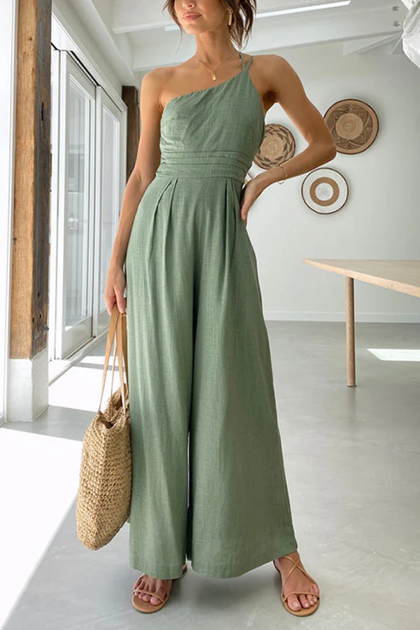 YANA | Women's one-shoulder jumpsuit