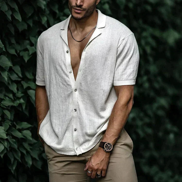 Omar | Knitted Summer Shirt 