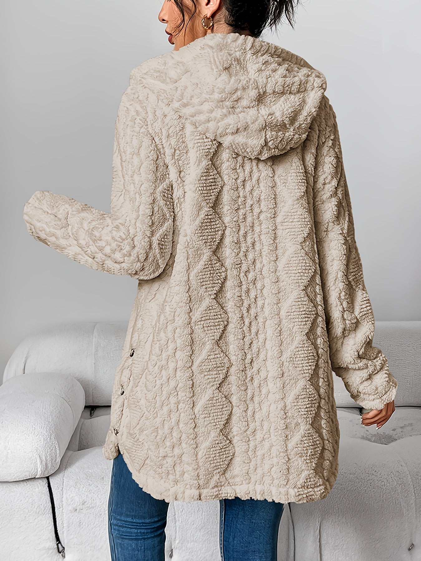Flufféa™ Button Cozy Coat