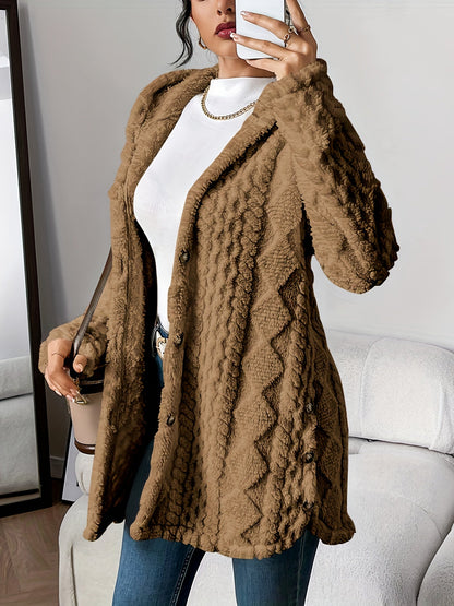 Flufféa™ Button Cozy Coat