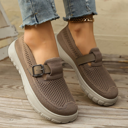 Mira - Orthopedic Stretch Slip-On with Buckle Detail