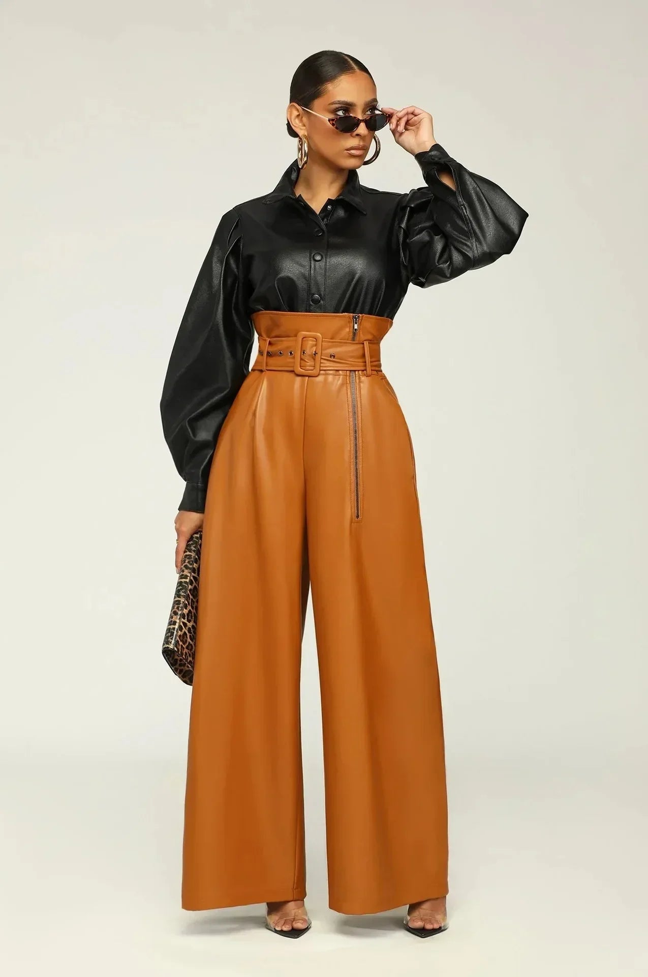 Nora™ High-Waisted Trousers | Style and Comfort for Every Occasion