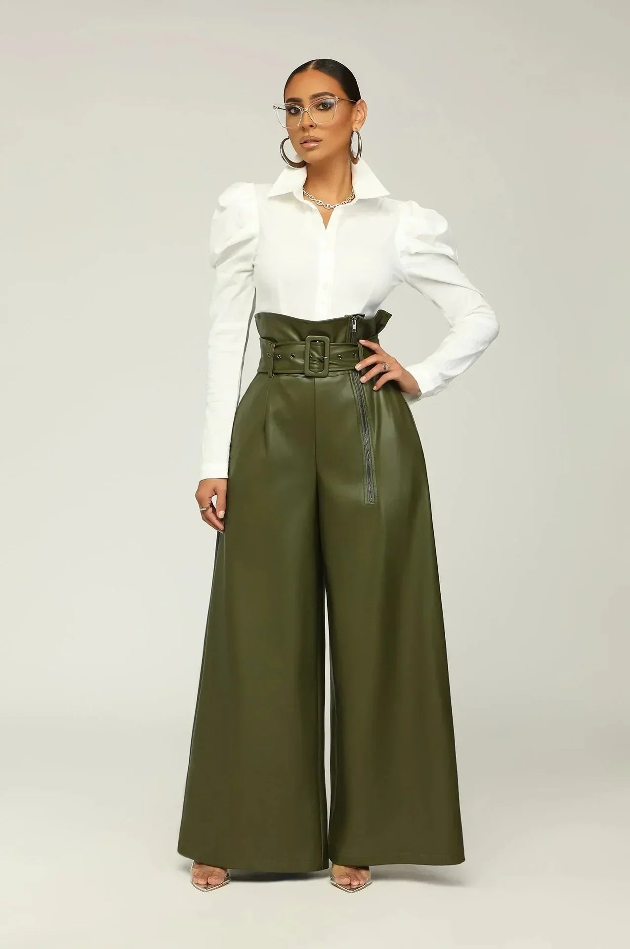 Nora™ High-Waisted Trousers | Style and Comfort for Every Occasion