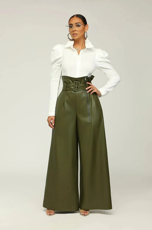 Nora™ High-Waisted Trousers | Style and Comfort for Every Occasion
