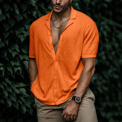 Omar | Knitted Summer Shirt 
