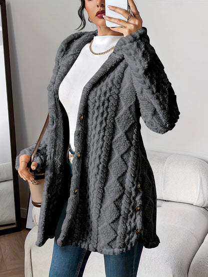 Flufféa™ Button Cozy Coat