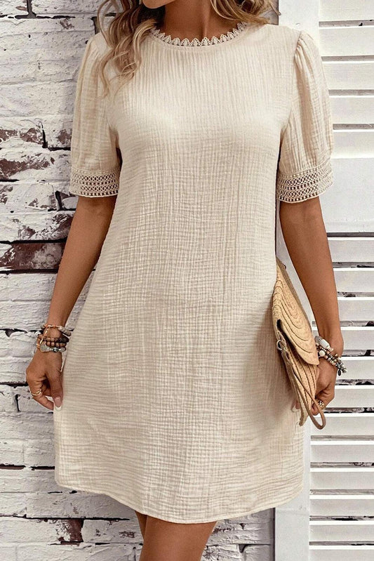 Evy | Elegant Dress with Puff Sleeves