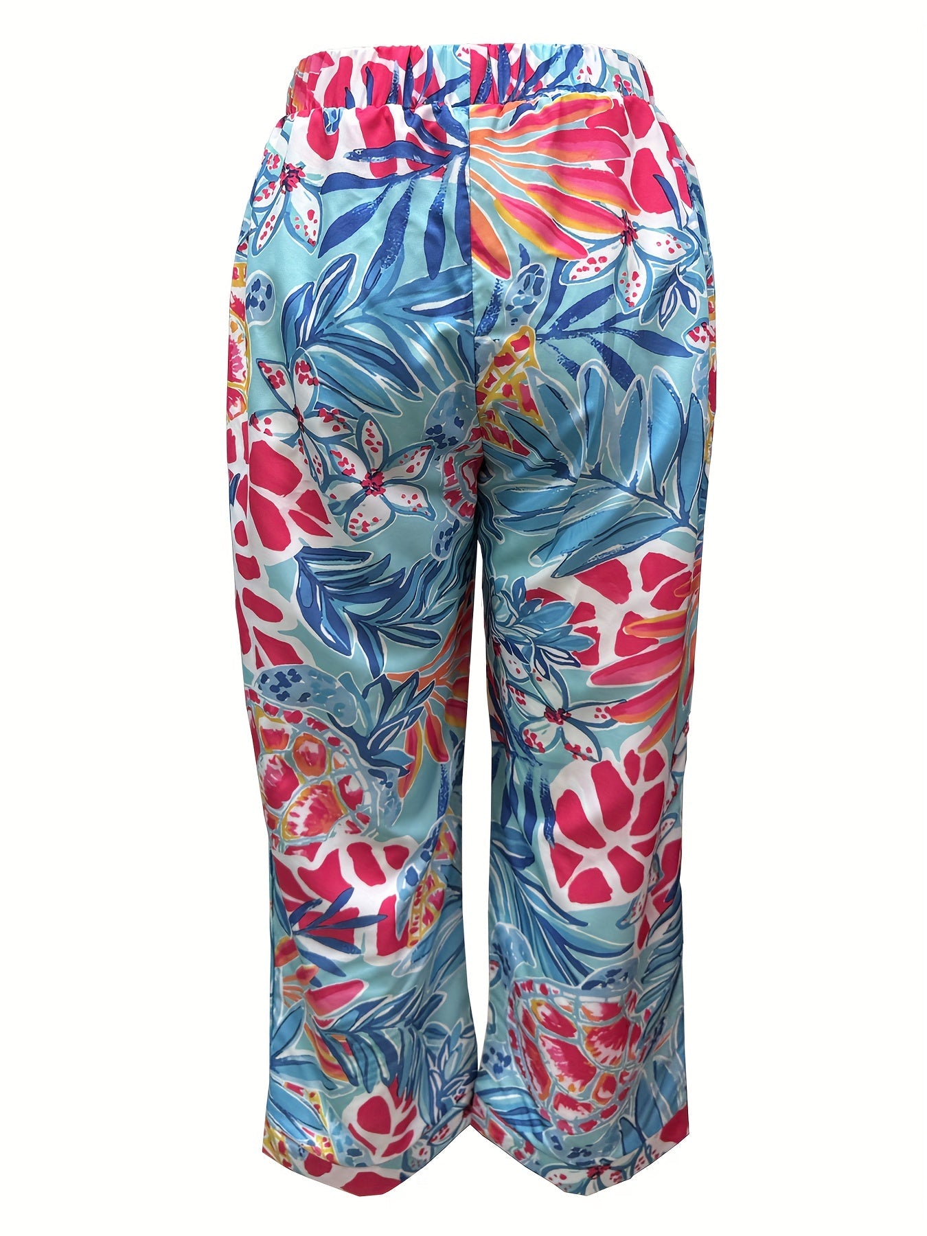 Florya™ - Airy Floral Trousers for a Feminine Summer Look
