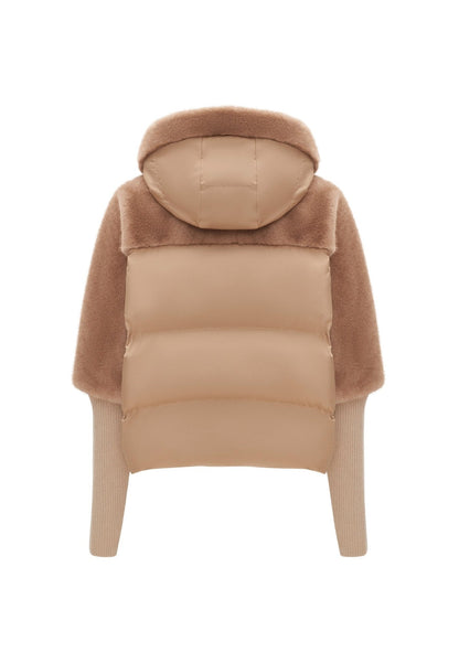 Celeste™ | Oversized Faux Fur Jacket - Beige