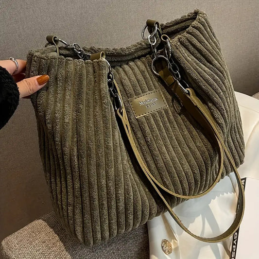 Julia™ | Cotton Corduroy Tote Bag
