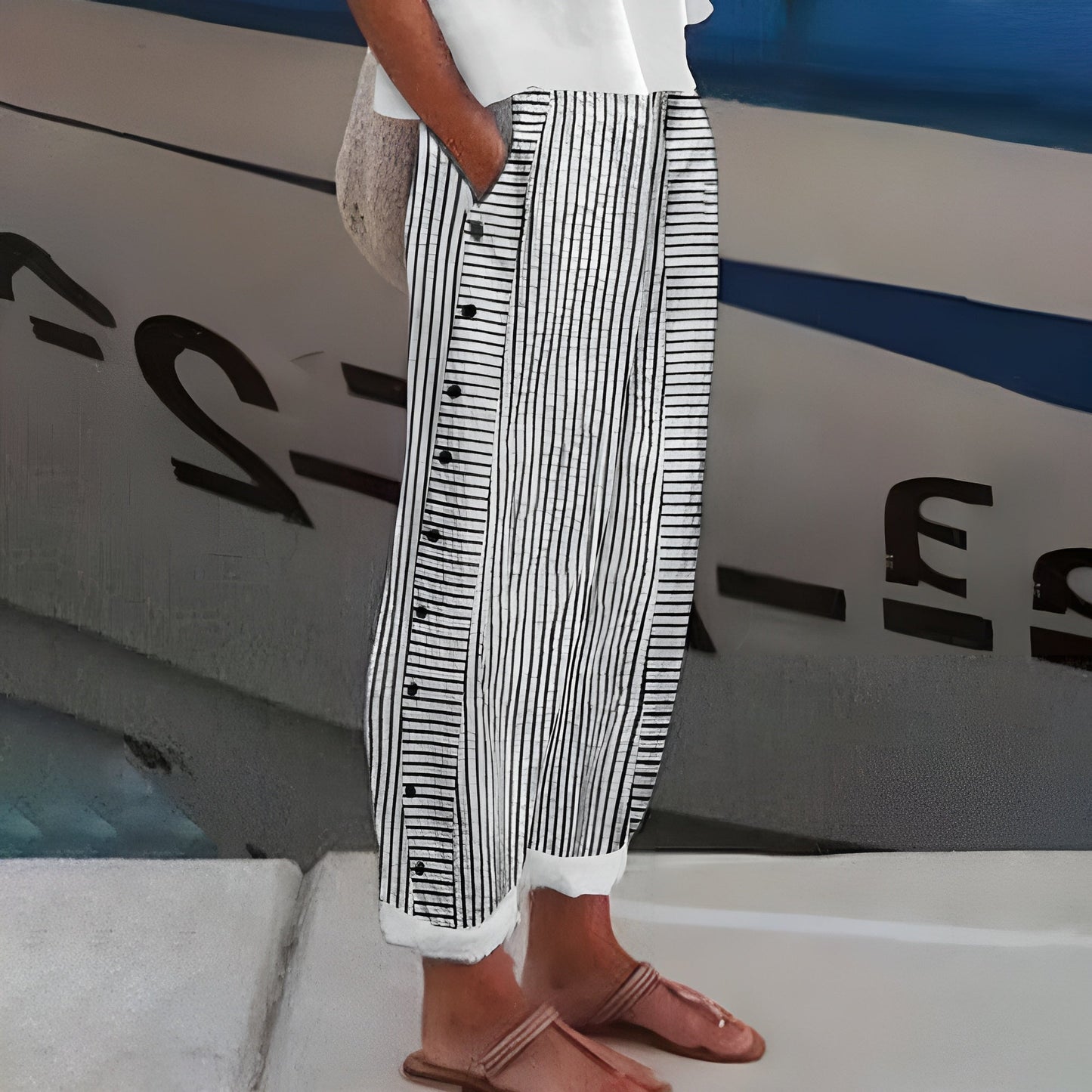 Alave - Airy Linen-Cotton Women's Trousers