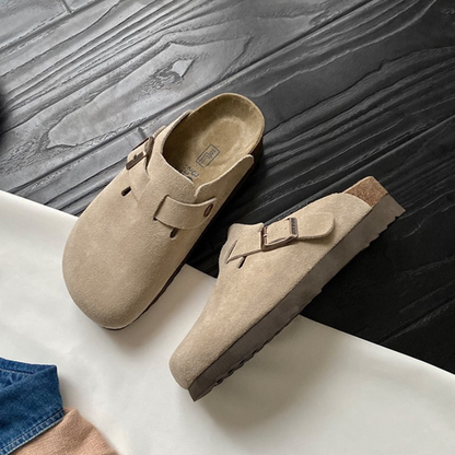 Eudoxia™ - Premium Unisex Leather Slippers/Sandals | Style and quality in one 